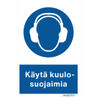 NORMIOPASTE - Alumiinikilpi 200x300 - KÄYTET. KUULONSUOJAIMIA