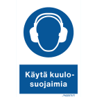 NORMIOPASTE - Alumiinikilpi 200x300 - KÄYTET. KUULONSUOJAIMIA