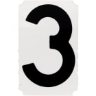 NITTO - Numeromuovia100mmkork - 3/100,Tarranumero