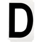 NITTO - Kirjainmuovia100mmkork - D/100,Tarrakirjain