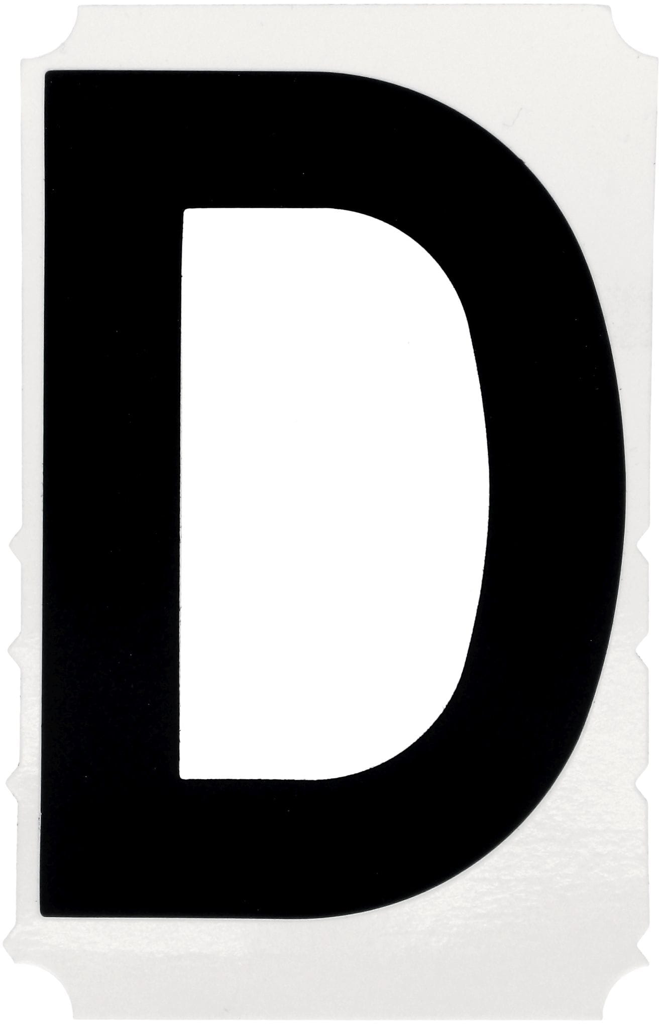 NITTO - Kirjainmuovia100mmkork - D/100,Tarrakirjain