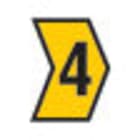 HELLERMANNTYTON - Johdinmerkki 1000 kpl/rll KEL - HGDC1-3 4 johdin Ø 1.0-3.0mm