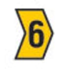 HELLERMANNTYTON - Johdinmerkki 1000 kpl/rll KEL - HGDC1-3 6 johdin Ø 1.0-3.0mm