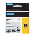 DYMO - ID1 teippikasetti 9mm valkoine - 18443 Pysyvä vinyyli 5.5m