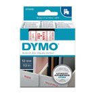 DYMO - Teippikasetti 12 mm x 7 m - PUNAINEN/VALKOINEN 45015