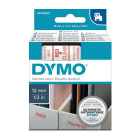 DYMO - Teippikasetti 12 mm x 7 m - PUNAINEN/KIRKAS 45012