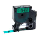 DYMO - Teippikasetti 12 mm x 7 m - MUSTA/VIHREÄ 45019