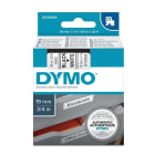 DYMO - Teippikasetti 19 mm x 7 m - MUSTA/VALKOINEN 45803