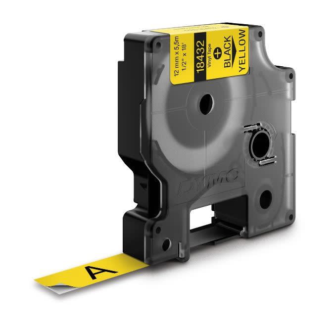 DYMO - Merkintäteippi Rhino - DYMO ID1 vinyyli 12MMX5,5M KEL