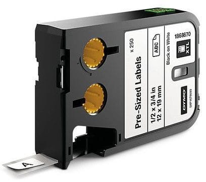 DYMO - Merkintätarra DYMO XTL - XTL 12X19MM BK/WT DIE TAPE