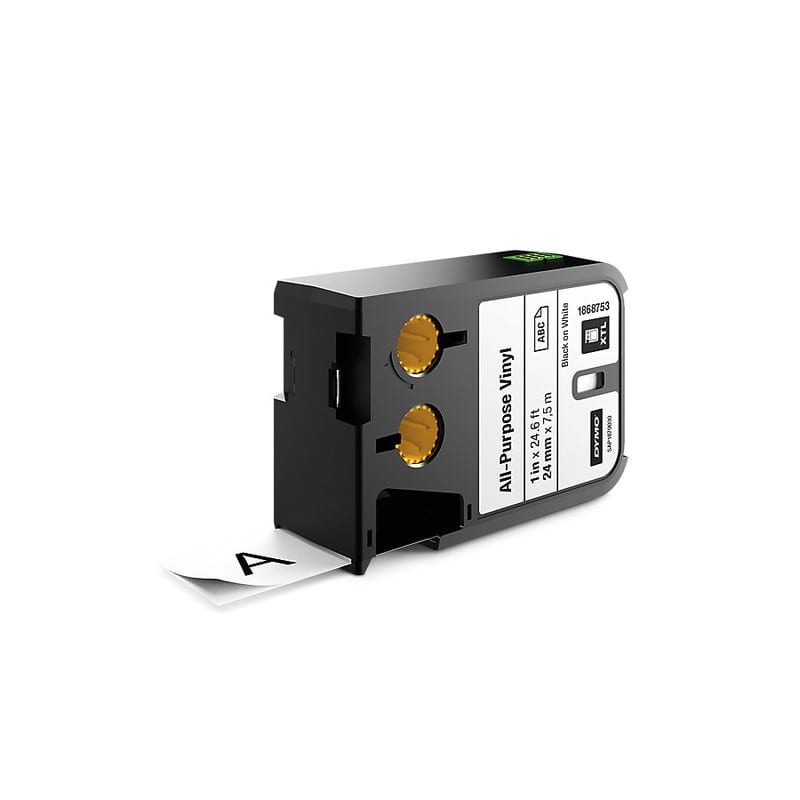 DYMO - Merkintätarra DYMO XTL - XTL 24MM BK/WT VINYL CONT TAPE