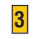 HELLERMANNTYTON - Johdinmerkki (sis.200kpl) KEL - WIC1 3 0.5-1.5mm2 561-01634