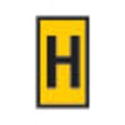 HELLERMANNTYTON - Johdinmerkki (sis.200kpl) KEL - WIC1 H 0.5-1.5mm2 561-01084