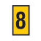 HELLERMANNTYTON - Johdinmerkki (sis.200kpl) KEL - WIC2 8 1.5-2.5mm2 561-02684