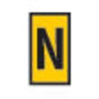 HELLERMANNTYTON - Johdinmerkki (sis.100kpl) KEL - WIC3 N 4.0-6.0mm2 561-03144