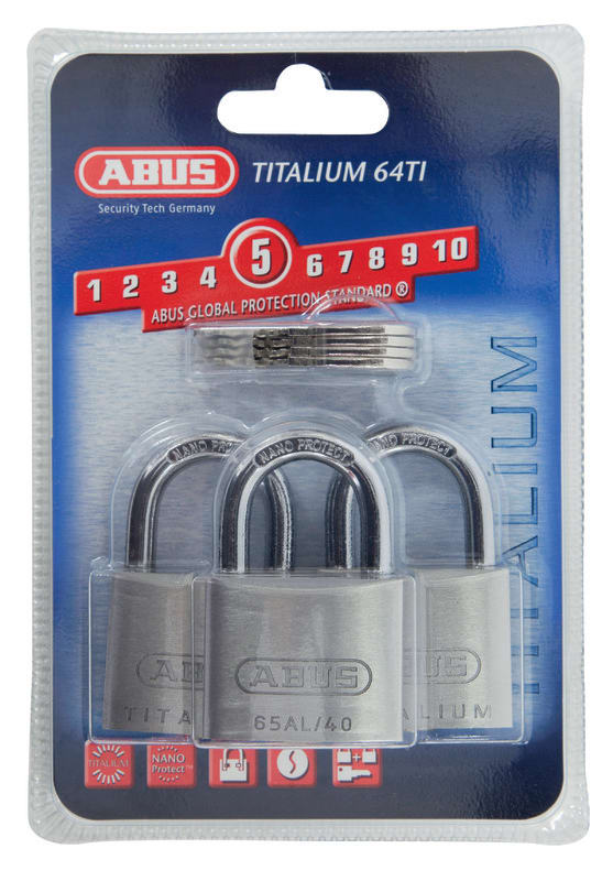 ABUS - Lukko - Riippulukko 64TI/40, triplapk.