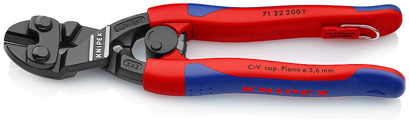 KNIPEX - Pulttisakset,taivutettu 20ast. - KNIPEX CoBolt TT 200mm