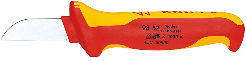KNIPEX - Kaapeliveitsi, suora terä - KNIPEX kuorintaveitsi VDE