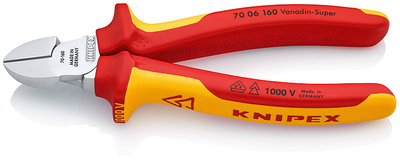 KNIPEX - Sivuleikkuri 160mm - KNIPEX sivuleikkuri VDE