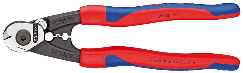 KNIPEX - Vaijerileikkuri 190mm - KNIPEX vaijerileikkuri