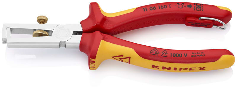 KNIPEX - Kuorintapihti 160mm - KNIPEX kuorintapihti VDE TT