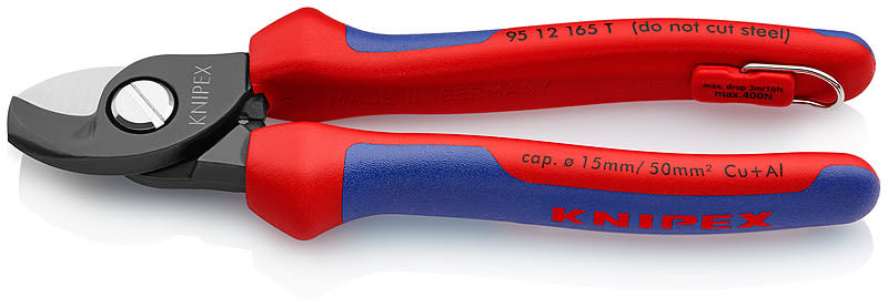 KNIPEX - Kaapelileikkuri 165mm - KNIPEX kaapelileikkuri TT