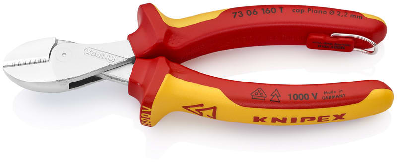 KNIPEX - 40% voimansäästö, 160mm - KNIPEX X-Cut sivuleik. VDE TT