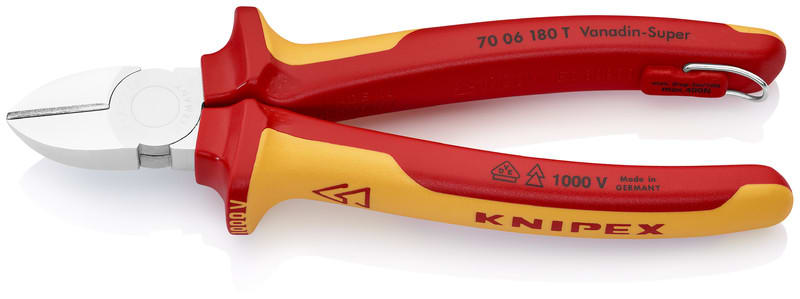 KNIPEX - Sivuleikkuri 180mm - KNIPEX sivuleikkuri VDE TT
