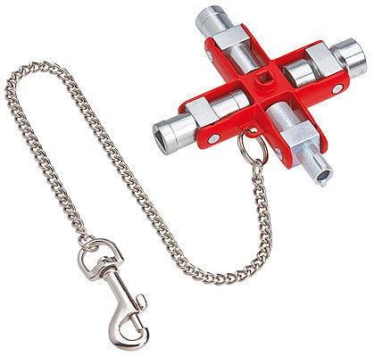 KNIPEX - Kaappiavain 90mm - KNIPEX kaappiavain,9 avainta