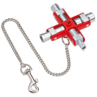 KNIPEX - Kaappiavain 90mm - KNIPEX kaappiavain,9 avainta