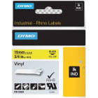DYMO - Merkintäteippi Rhino - Rhino Vinyl 19 mm black on yel