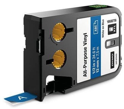 DYMO - Merkintätarra DYMO XTL - XTL 12MM WT/BL VINYL CONT TAPE