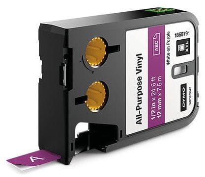 DYMO - Merkintätarra DYMO XTL - XTL 12MM WT/PR VINYL CONT TAPE