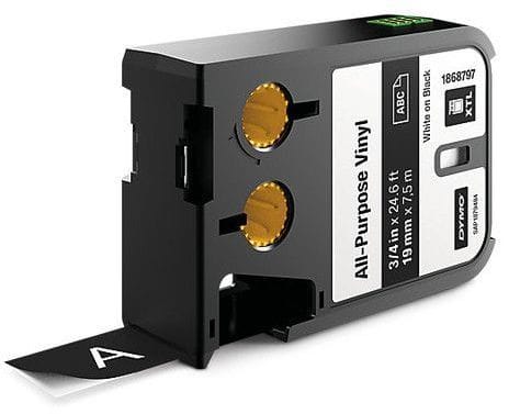 DYMO - Merkintätarra DYMO XTL - XTL 19MM WT/BK VINYL CONT TAPE