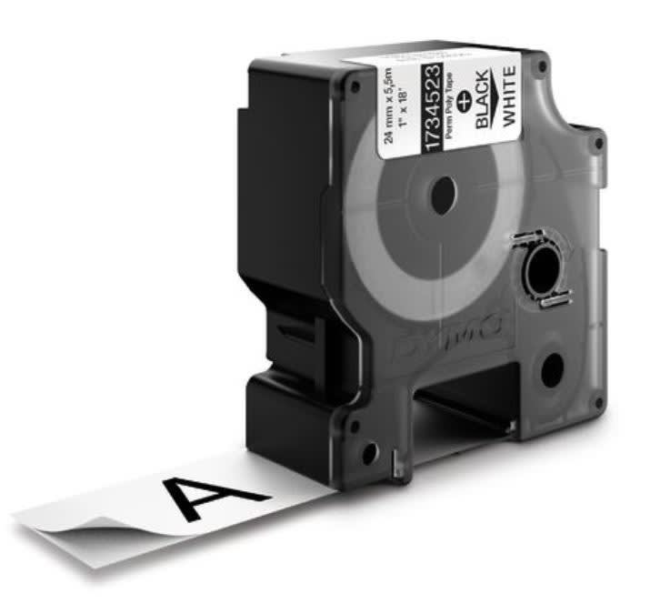 DYMO - Merkintätarra Rhino - Rhino 24 mm Polyester b/w