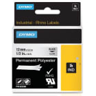 DYMO - Merkintätarra Rhino - Rhino 12mm perm poly b/clear