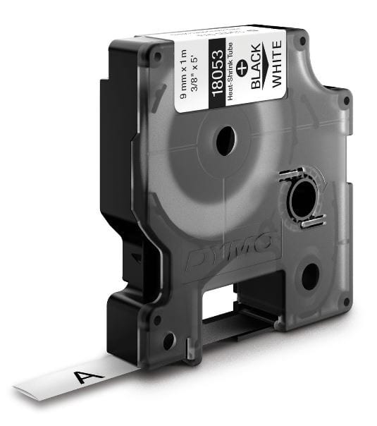 DYMO - Merkintätarra Rhino - Rhino Shrinktube 9 mm b/w