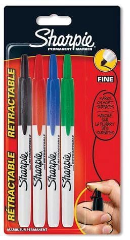 SHARPIE - Merkintäkynäpakkaus - SHARPIE RT MU,PU,SI,VI