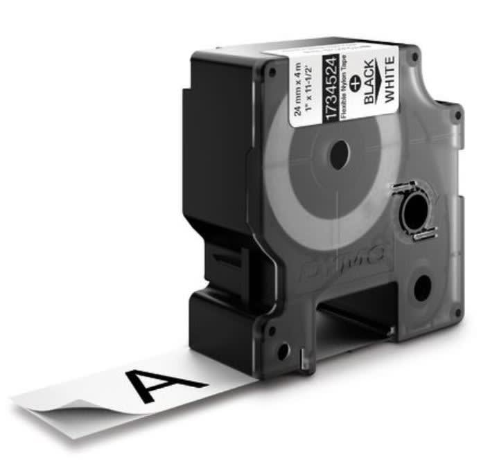 DYMO - Merkintätarra Rhino - Rhino 24 mm flexible nylon b/w