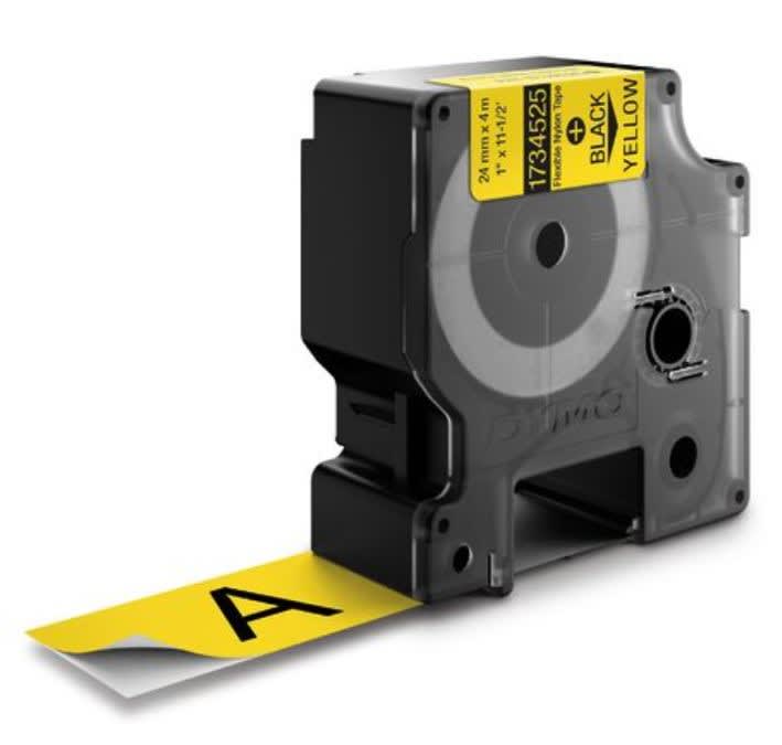 DYMO - Merkintätarra Rhino - Rhino 24 mm flexible nylon b/y