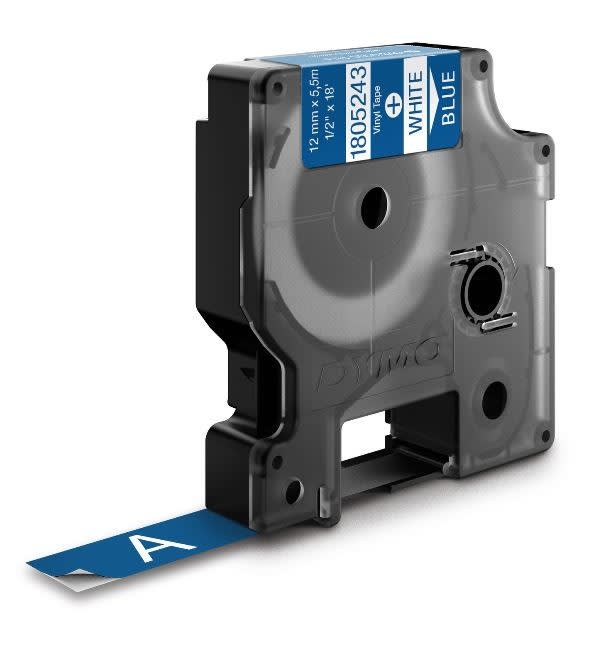 DYMO - Merkintätarra Rhino - Rhino 12 mm vinyl w/blue