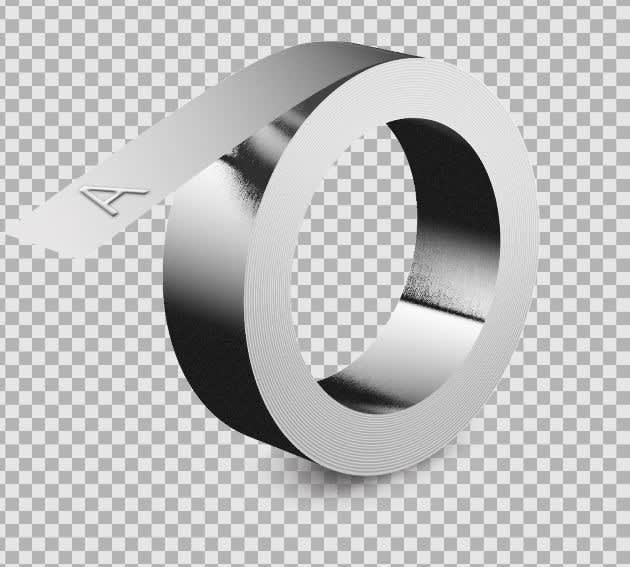DYMO - Käytä snroa 64 162 13 - DYMO 3DTAPE ALUMINIUM W/O GLUE