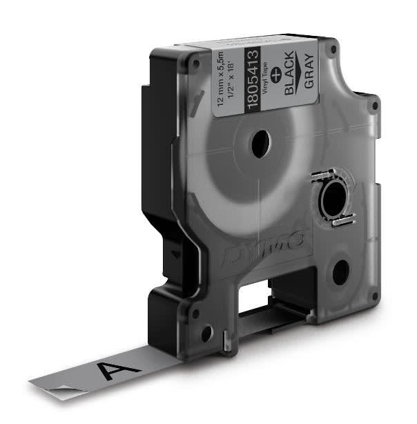 DYMO - Merkintätarra Rhino - Rhino 12 mm vinyl b / gray