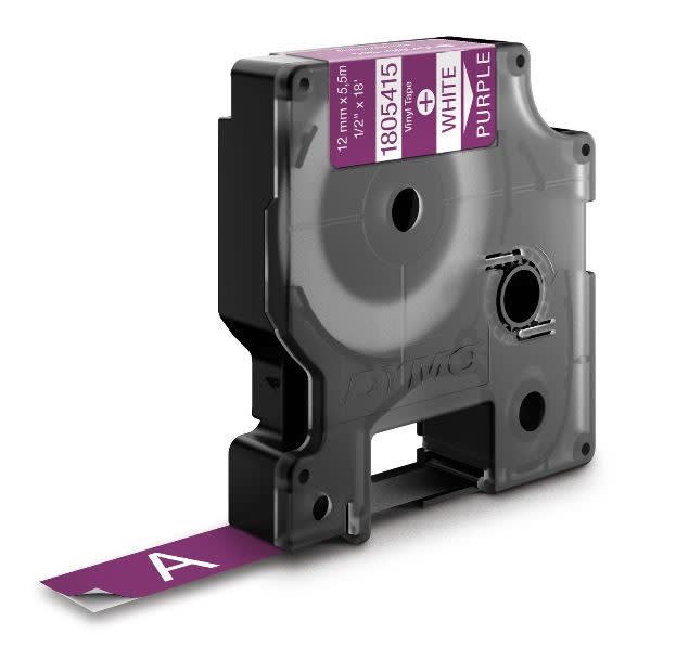 DYMO - Merkintätarra Rhino - Rhino 12 mm vinyl w / purple