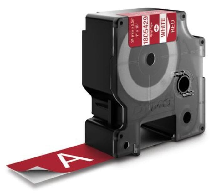 DYMO - Merkintätarra Rhino - Rhino 24 mm vinyl w / red