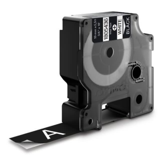 DYMO - Merkintätarra Rhino - Rhino 19 mm vinyl w / black