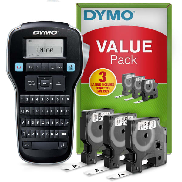 DYMO - Tarrakirjoitin - DymoLabelMan.160Kit+3teippikas.