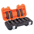 BAHCO - Hylsysarja 10 -osaa - Pitkät konehylsyt 1/2 tuumaa