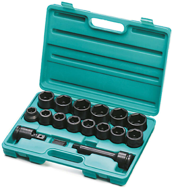 OZAT - Hylsysarja - Ozat 1/2" 16-osaa, 10-27mm