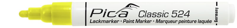 PICA - Maalikynä PICA 524 - P52444 KELTAINEN 2-4MM